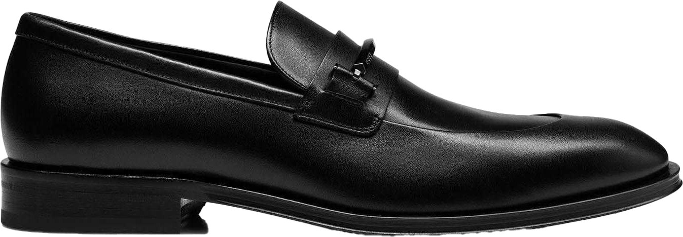 Thumbnail - Boss - "Derrek" Halbschuhe für Herren, Leder (Schwarz)