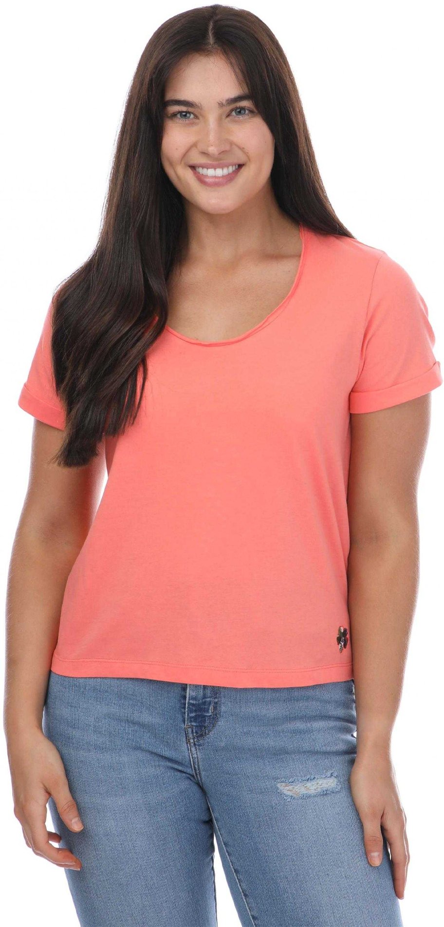Ted Baker - "Miarna" T-Shirt V-Ausschnitt für Damen (Pink)