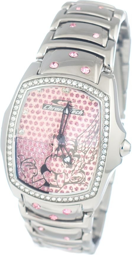 Tweety Pink Glitzer Uhr