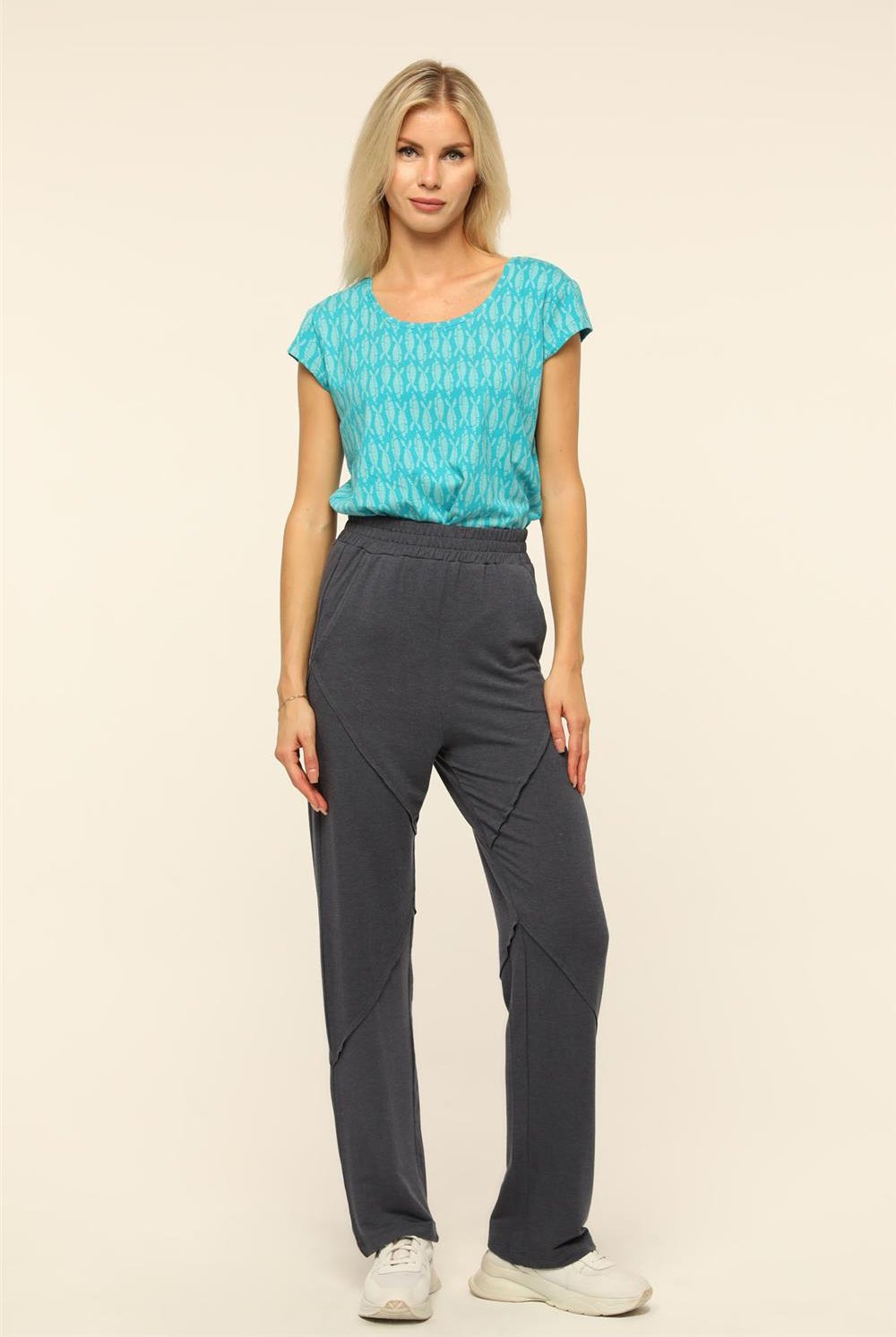 Gestreifte Bambushose