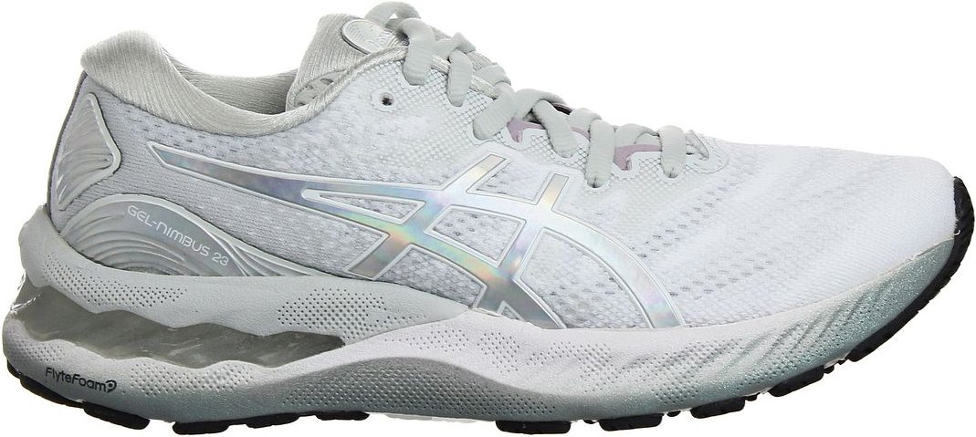 Asics Gel-Nimbus 23 Platinum Damen-Laufschuhe in Weiß