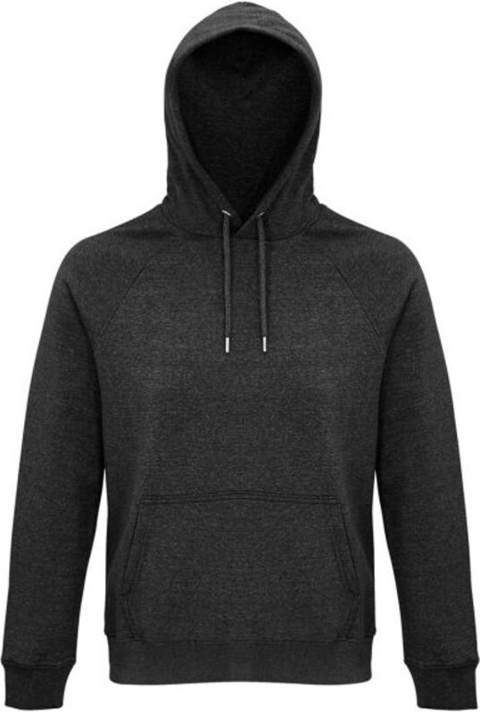 Thumbnail - SOLS Unisex-Erwachsene Stellar Organic Hoodie (Charcoal Marl)
