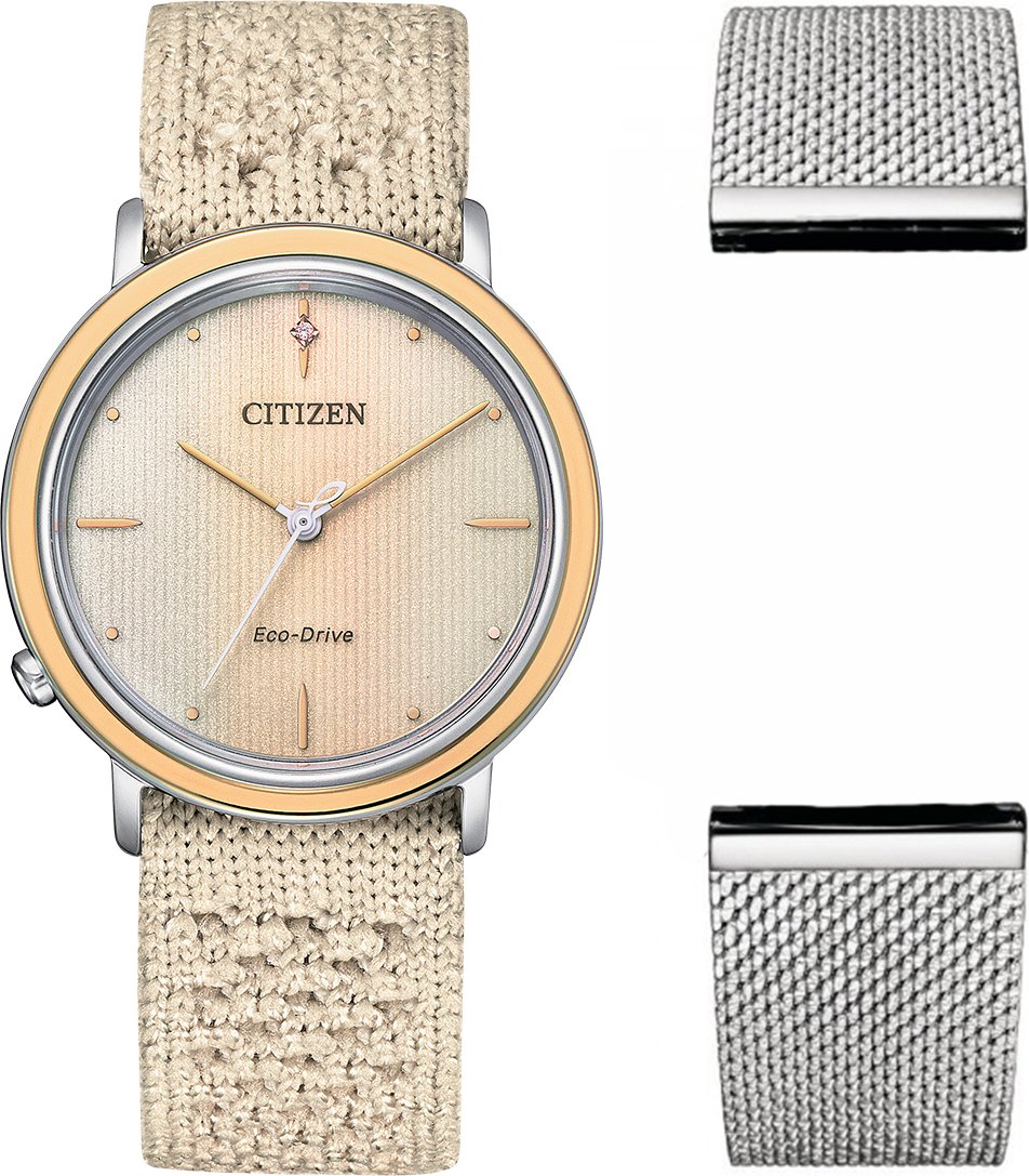 Citizen L Ambiluna Kollektion Damenuhr Beige EM1006-40A