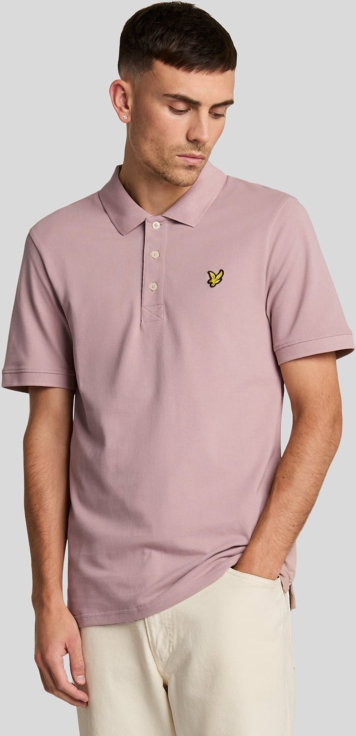Thumbnail - Lyle & Scott Poloshirt, einfarbig, Rosa