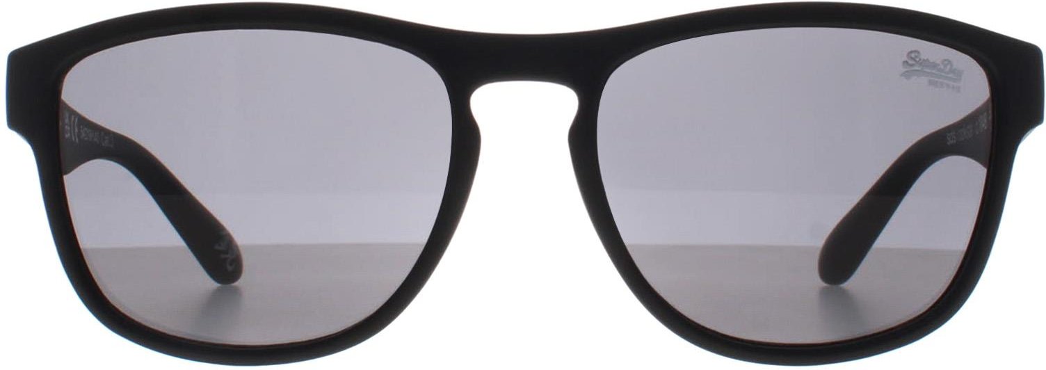 Superdry Square Herren Matte schwarze Solid Smoke Rockstar