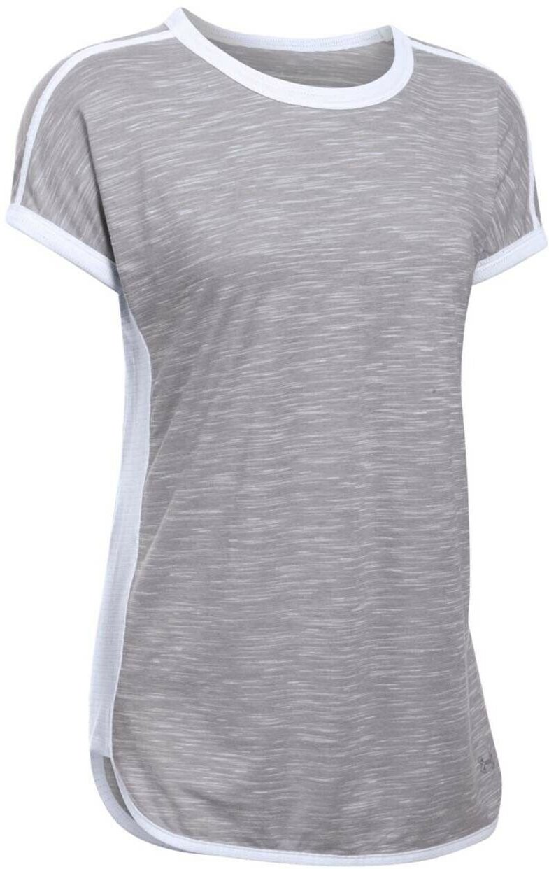 Under Armour Fashleta Mesh T -Shirt Piping Oben grau - Frauen