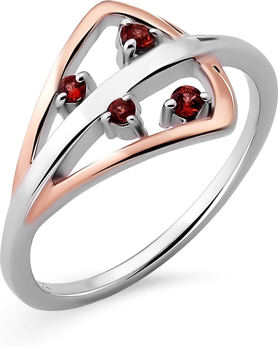 Orphelia Damen-Ring Sterling-Silber 925 – Silber/Rosé ZR-7496