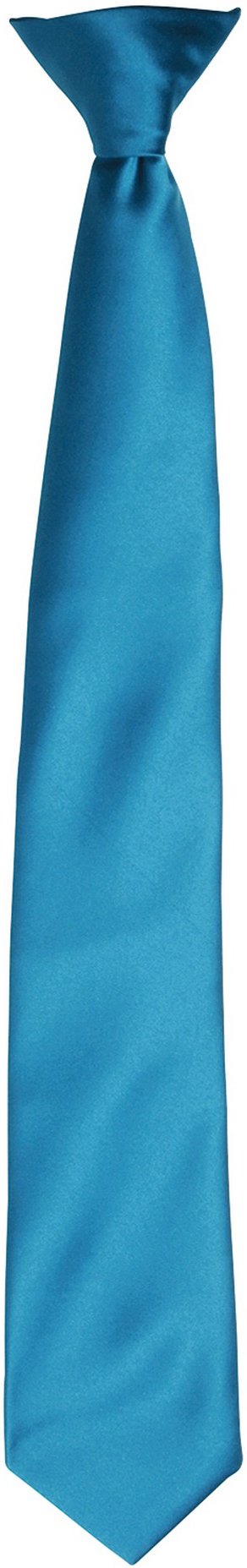 Premier Colours Herren Satin Clip Krawatte (Teal)