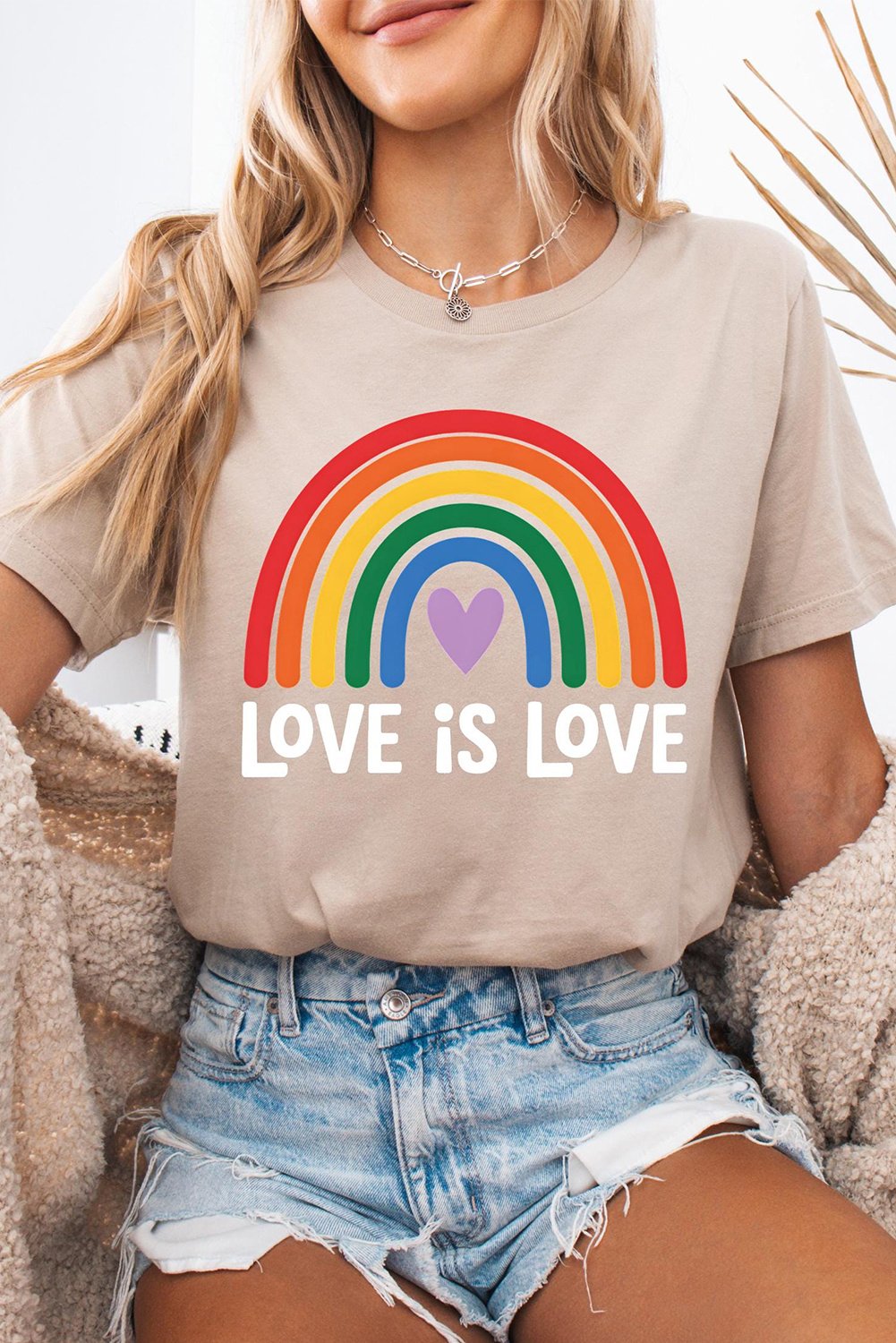 Regenbogen Liebe T-Shirt