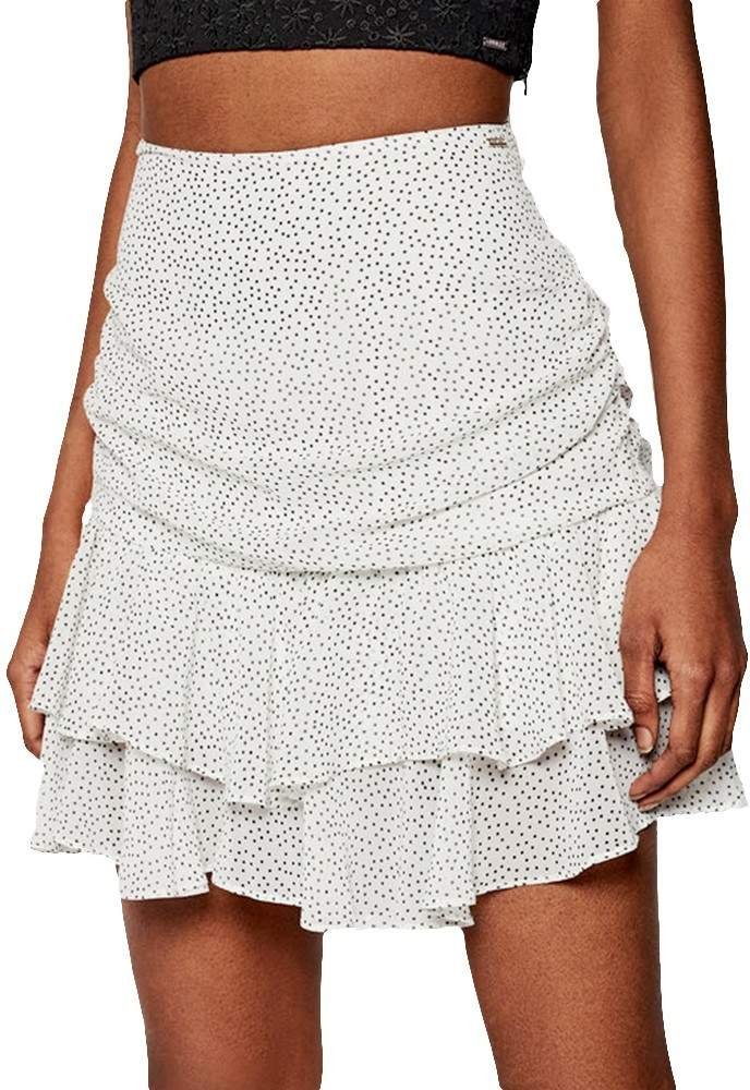 Jupe Guess Damen Gold-Logo