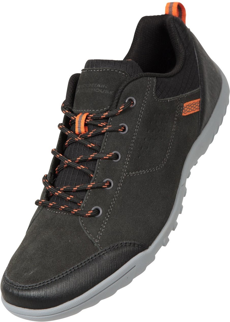 Thumbnail - Mountain Warehouse Herren Phantom II Cow Suede Walking Schuhe (dunkelgrau)