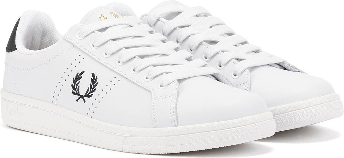 Fred Perry Cupsole Leder Herren Weiße Sneakers