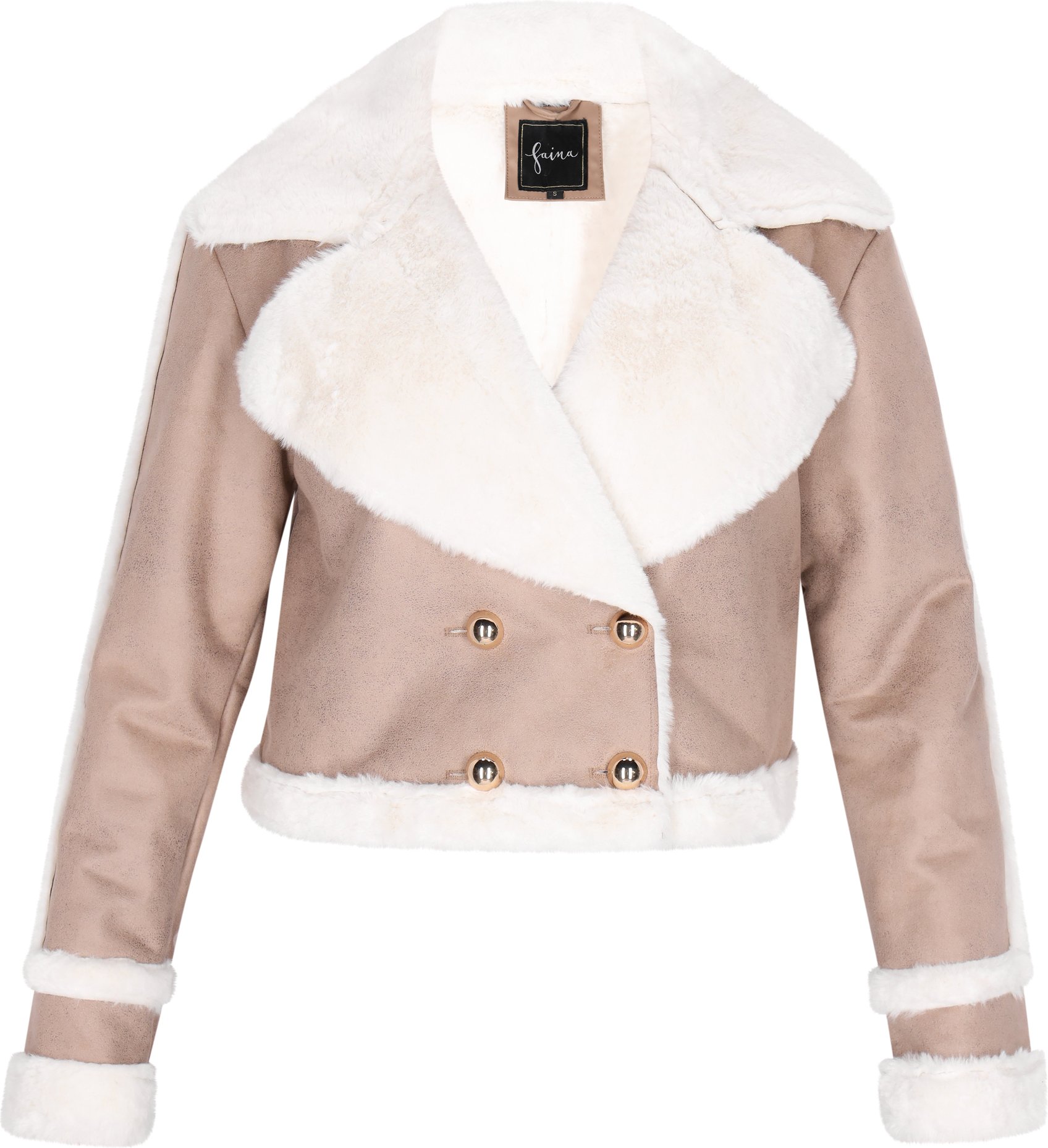 Faina Jacke Damen Taupe