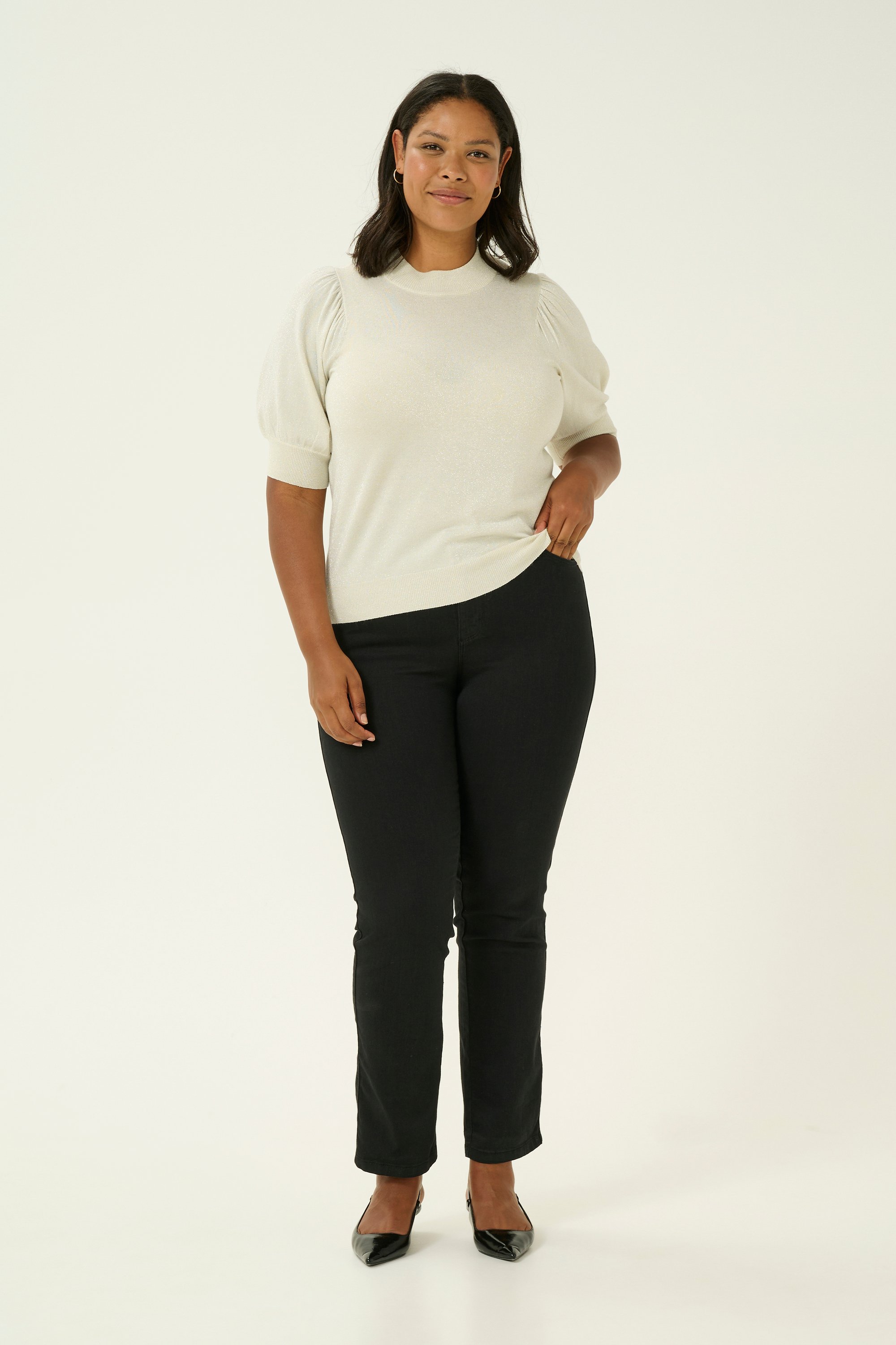 Strickpullover Regular fit white