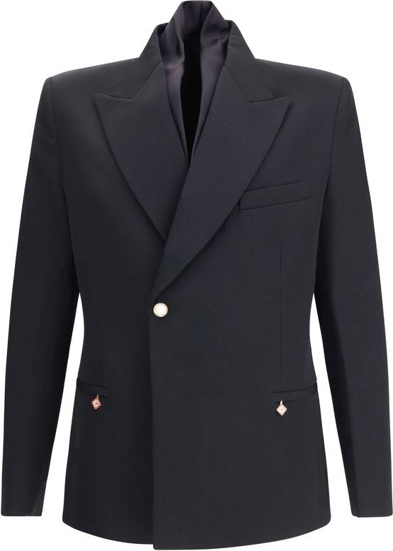 Doppelreiher schwarzer Blazer
