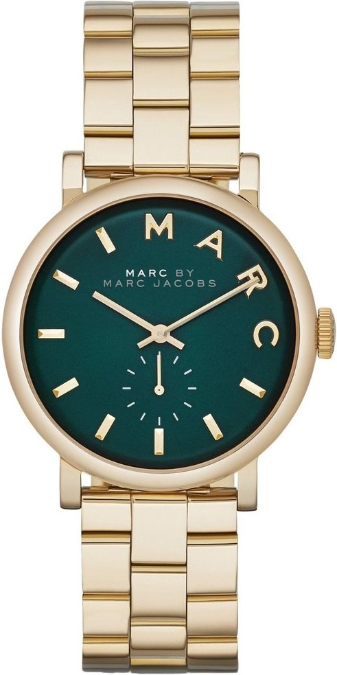 Marc Jacobs MBM3245 Baker Gold Grünes Zifferblatt Damenuhr