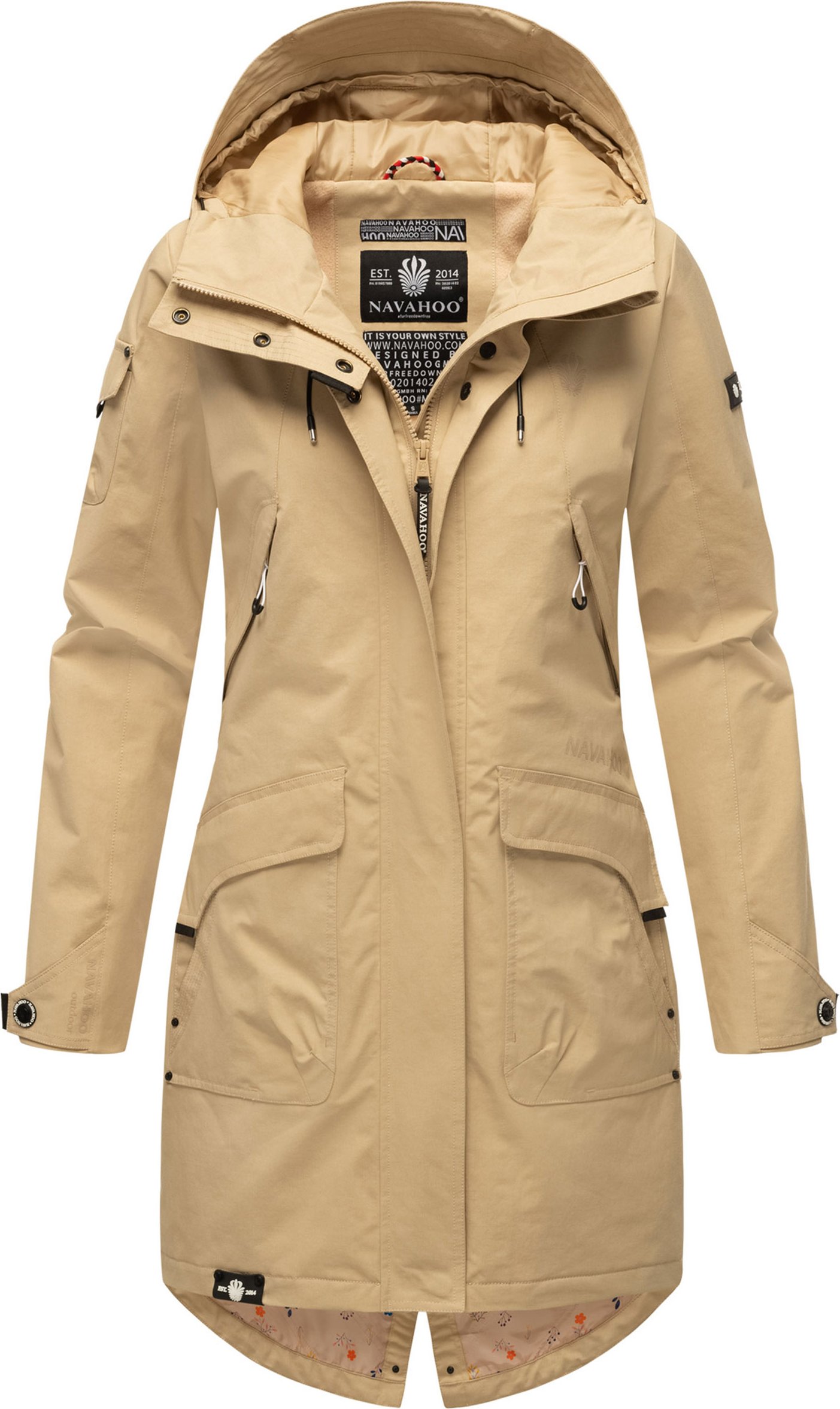 Navahoo Damen Parka Pfefferschote – Leicht, Stylisch & Funktional