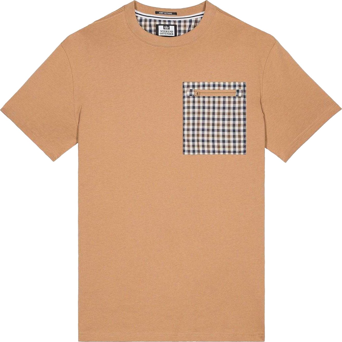 Weekend Offender - "Gorman House" Tasche T-Shirt für Herren (Cognacfarbe)