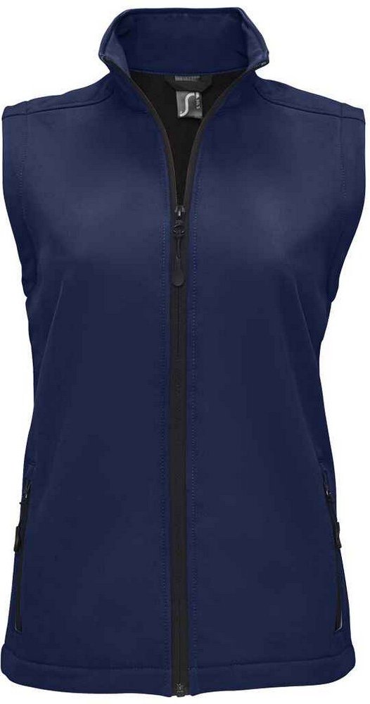SOLS Womens/Ladies Race Softshell Gilet (French Navy)
