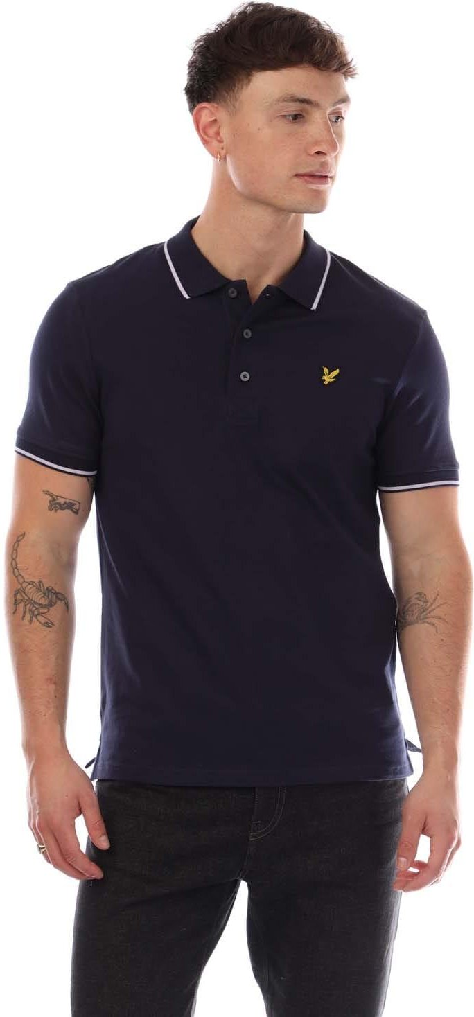 Lyle & Scott - Poloshirt für Herren (Marine/Weiß)