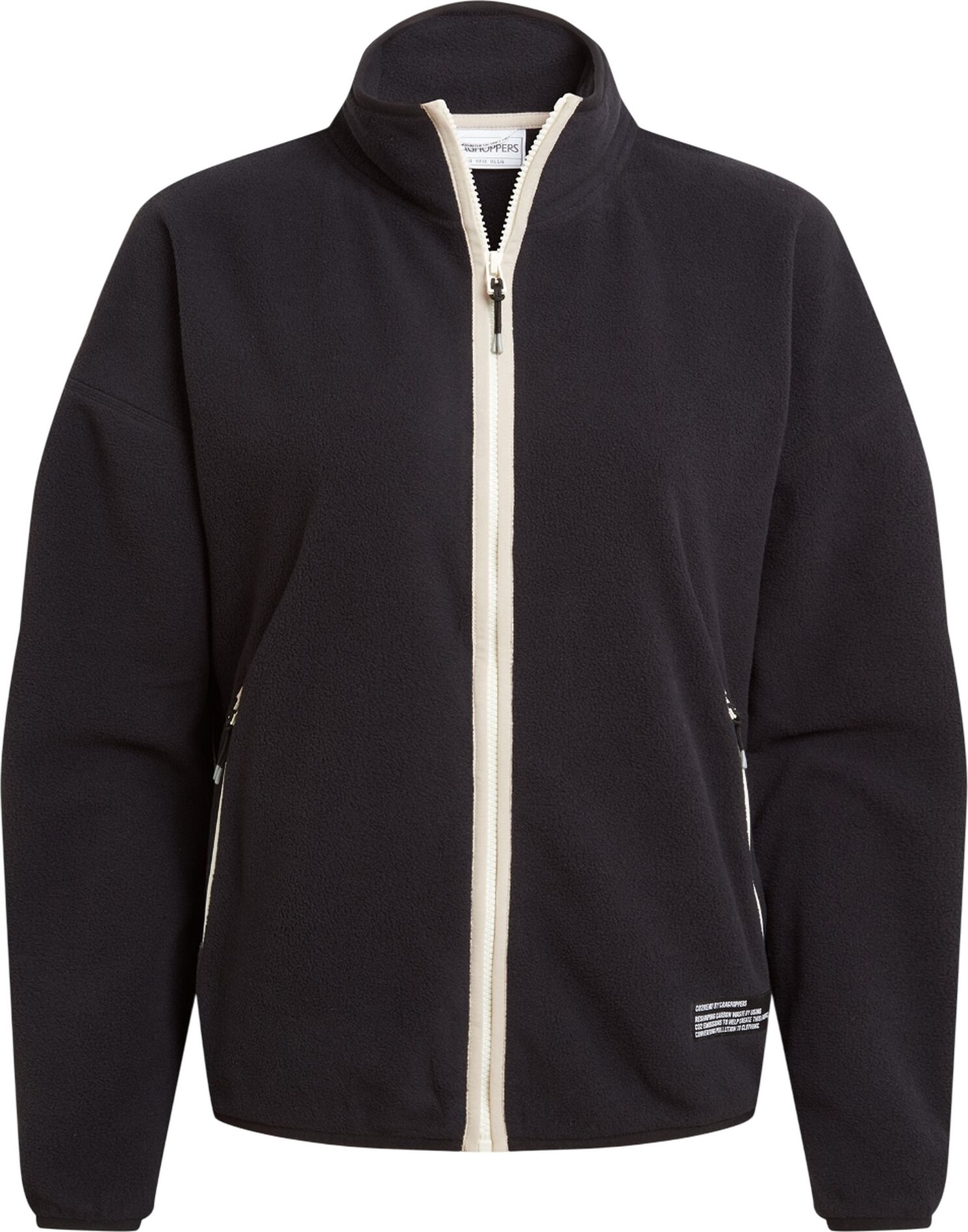Craghoppers - Fleecejacke Durchgehender Reißverschluss für Damen (Schwarz)