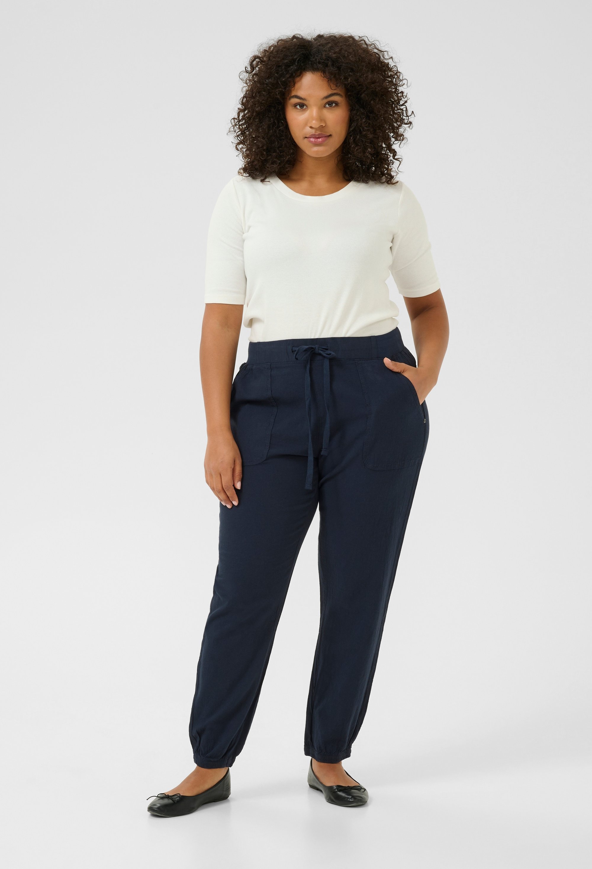 Pants Suiting Loose fit Midnight Marine