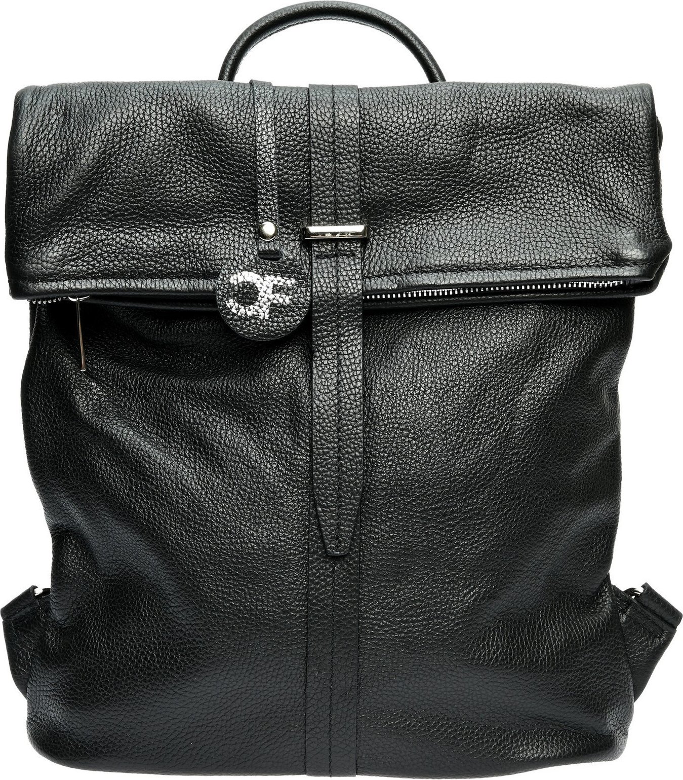 Carla Ferreri Schwarz Rindsledertasche