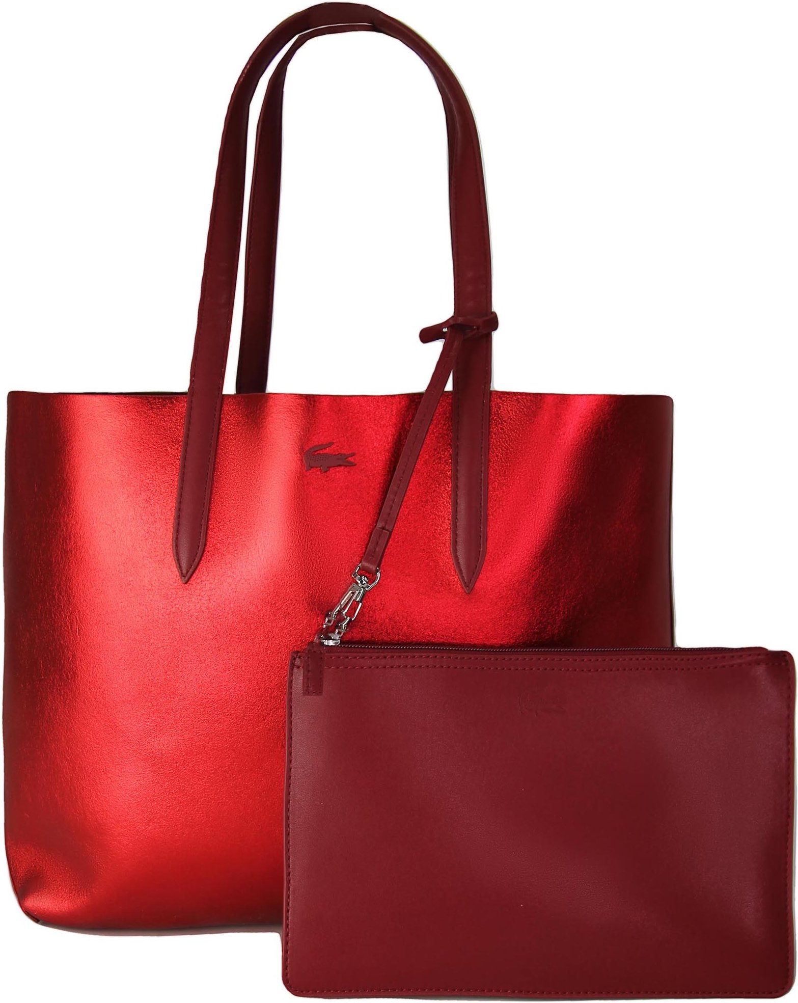 Lacoste Anna Reversible Womens Red Tote Tasche