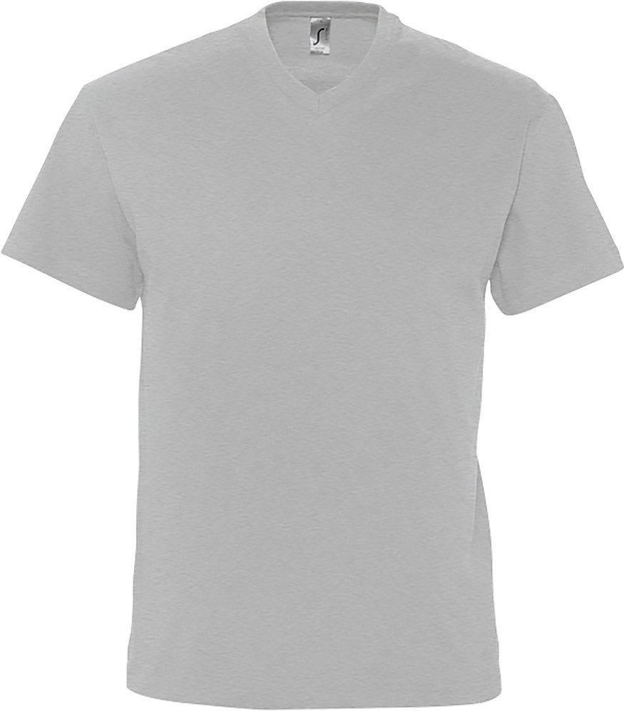SOLS Herren Victory V-Ausschnitt T-Shirt mit kurzen Ärmeln (grau meliert)