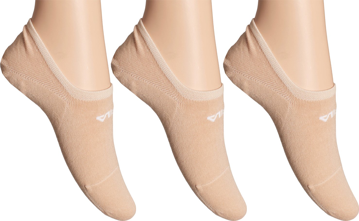 3er-Pack Unsichtbare Pinky Socken für Männer und Frauen F1252-3