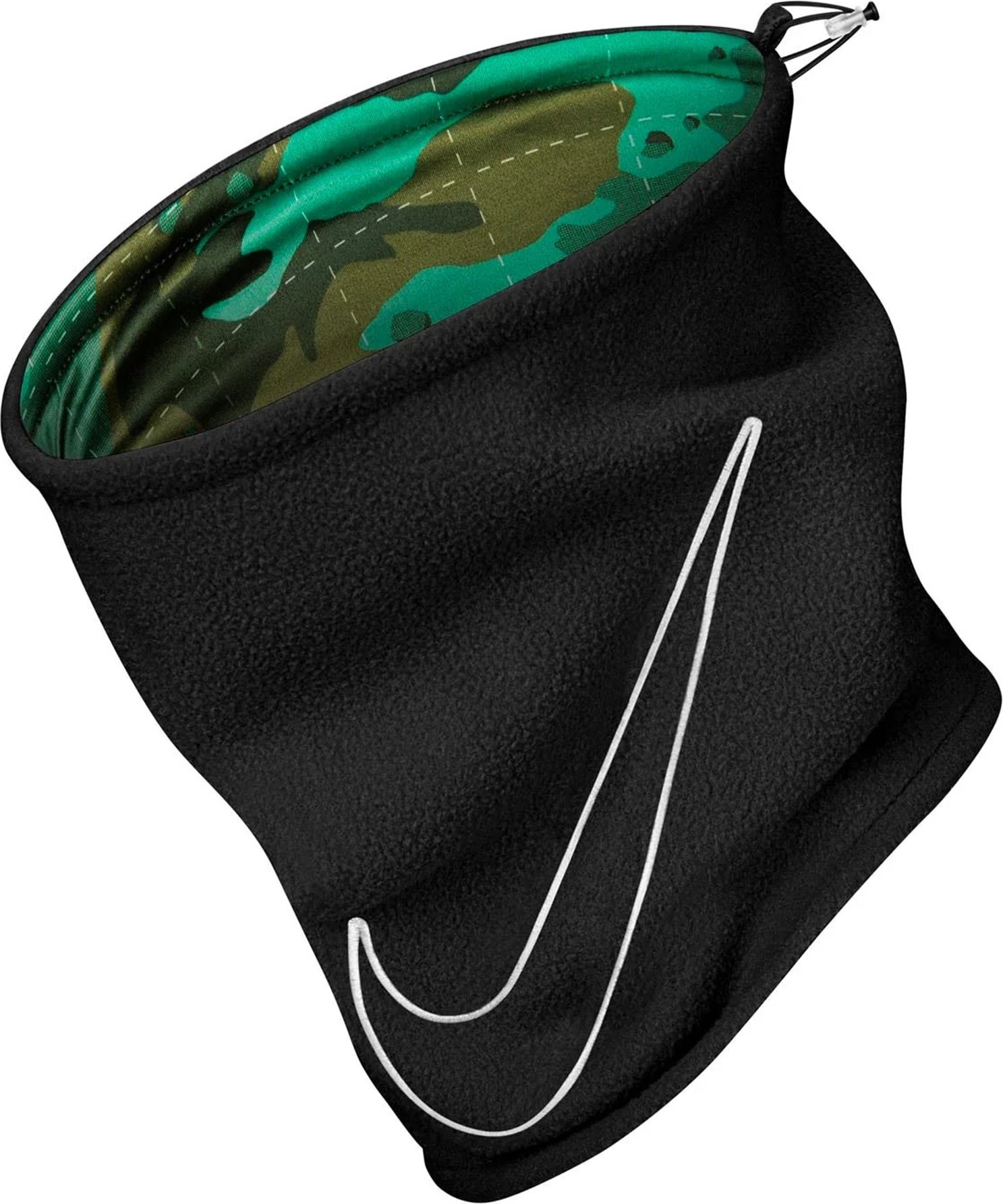 Nike - "2.0" Nackenwärmer für Herren/Damen Unisex (Schwarz/Raues Grün)