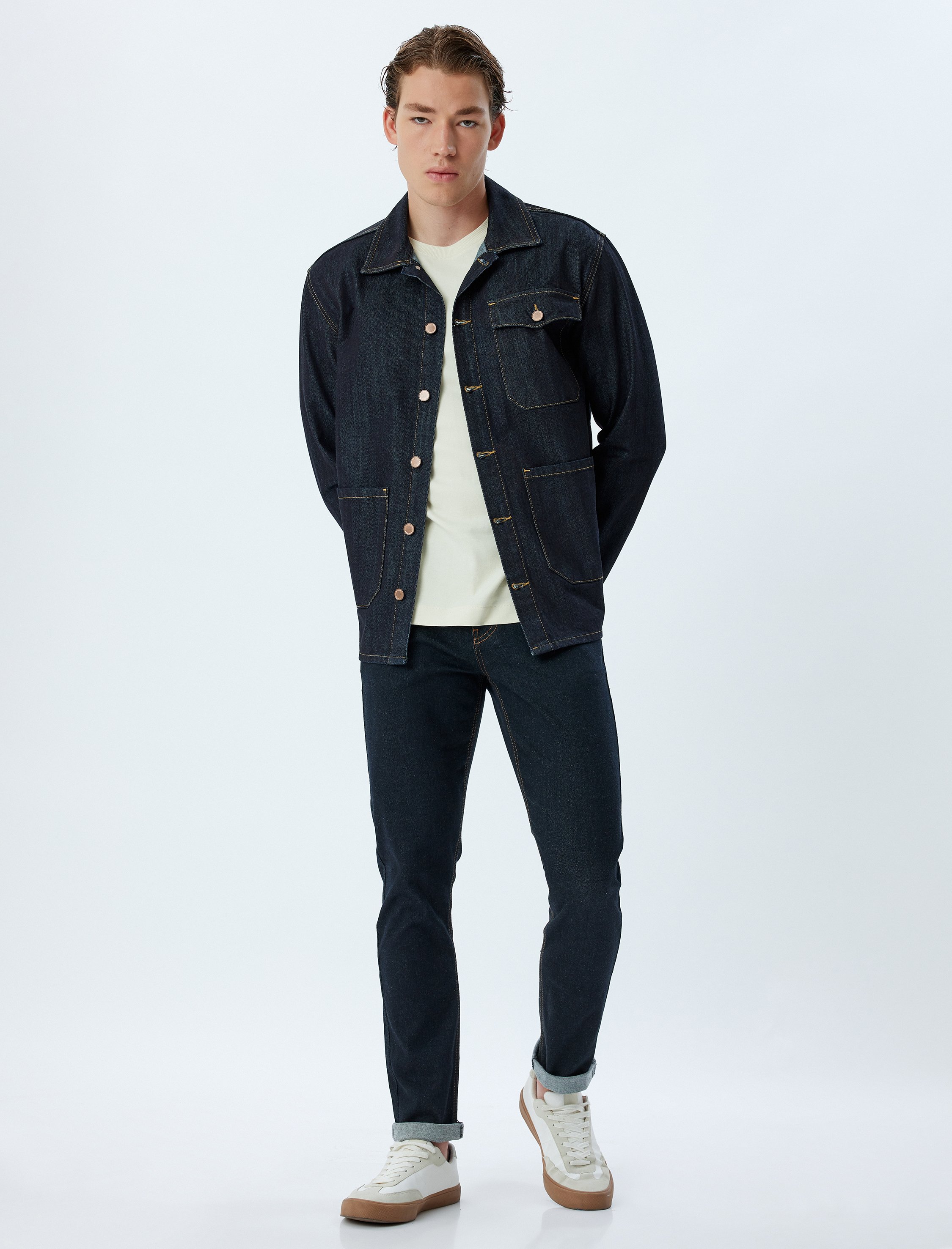 Koton Jacke Regular Denim Jacke