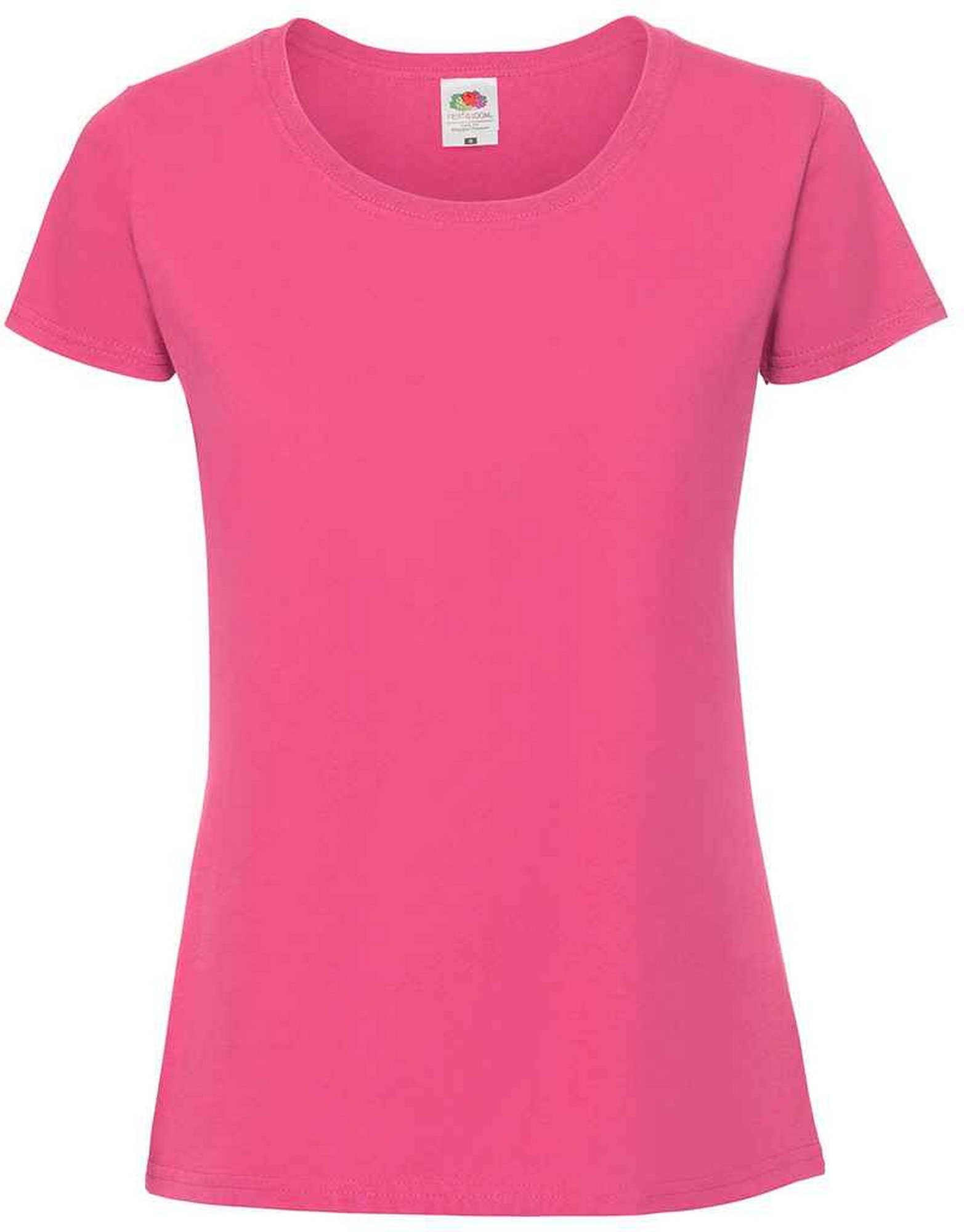 Thumbnail - Fruit of the Loom - "Iconic" T-Shirt für Herren (Fuchsie)