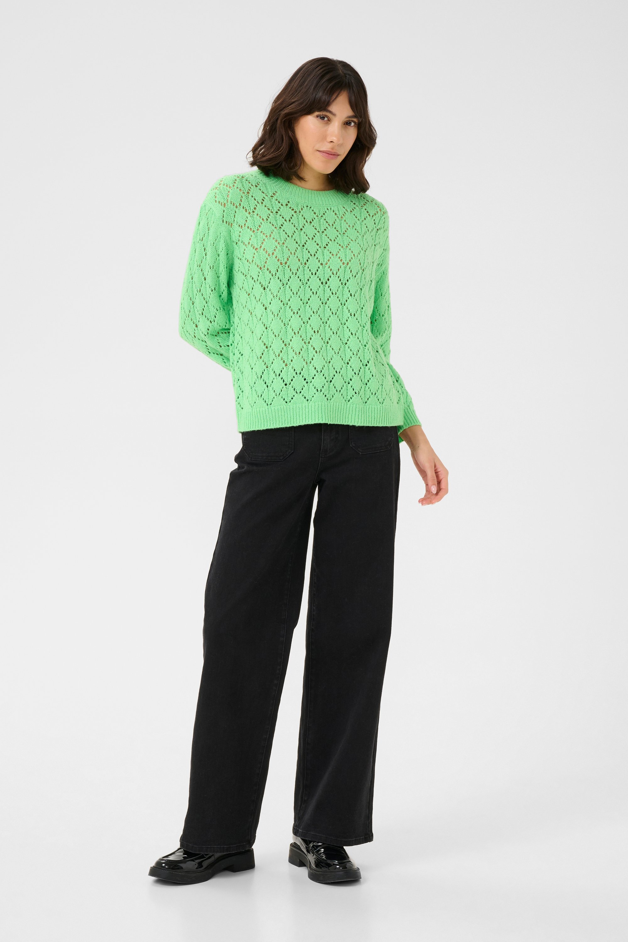 Strickpullover Loose fit light green