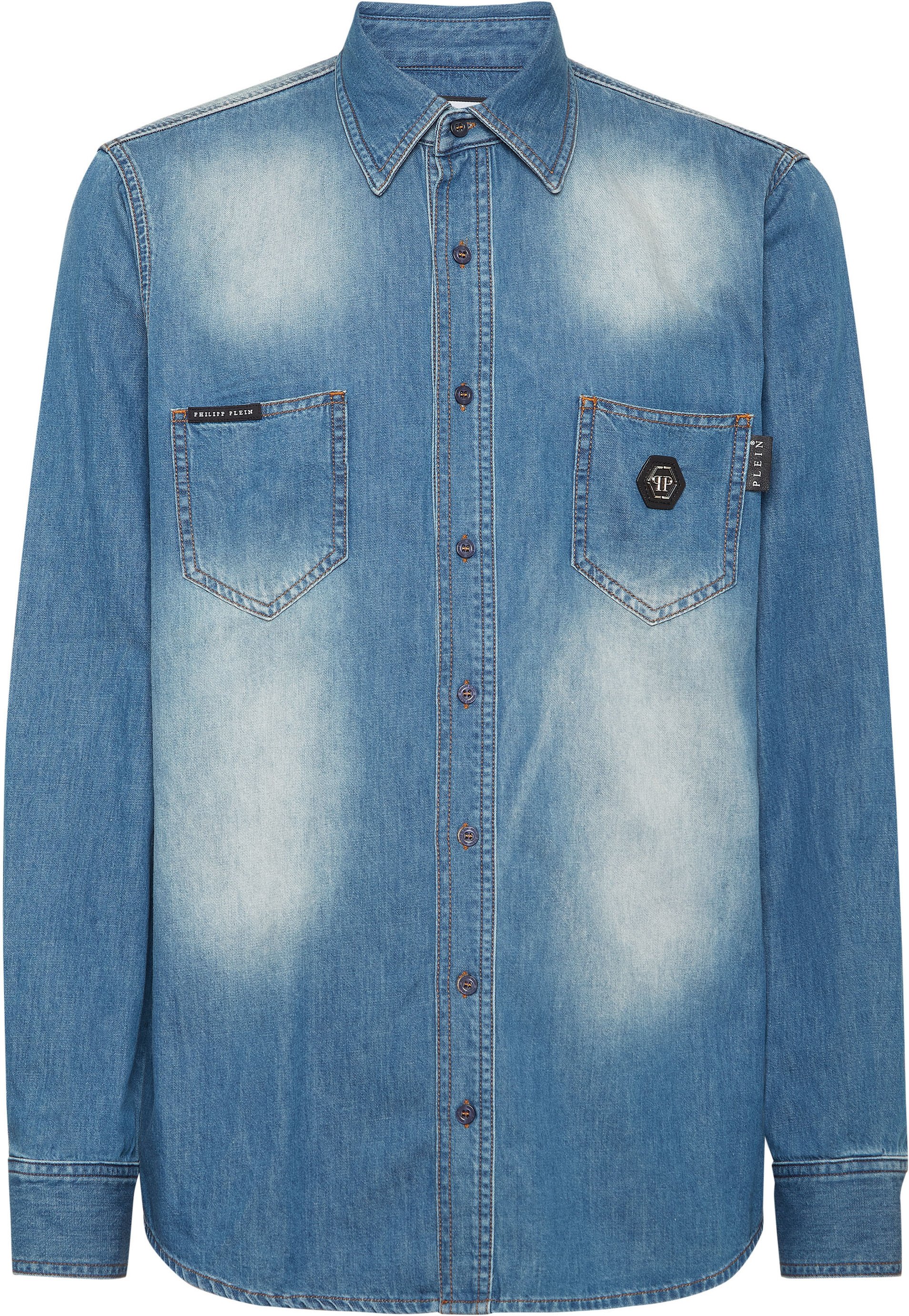 Jeanshemd Skull&Bones