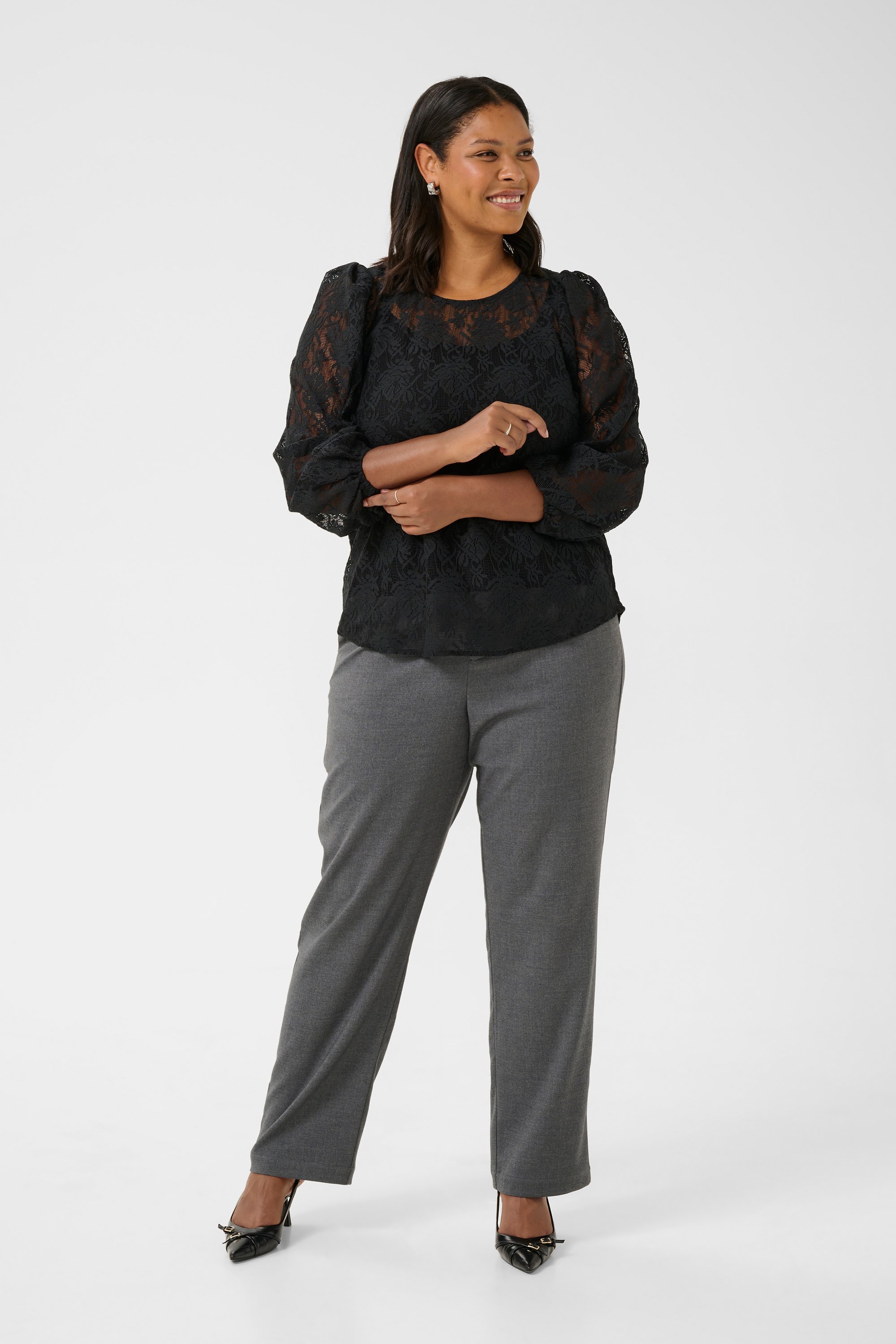 Langarm - Hemd Regular fit Black