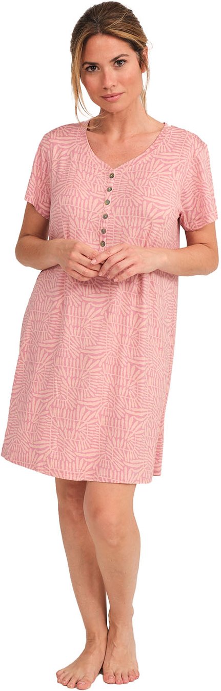 JJBFH0211 Kurzarm-Nachthemd für Damen