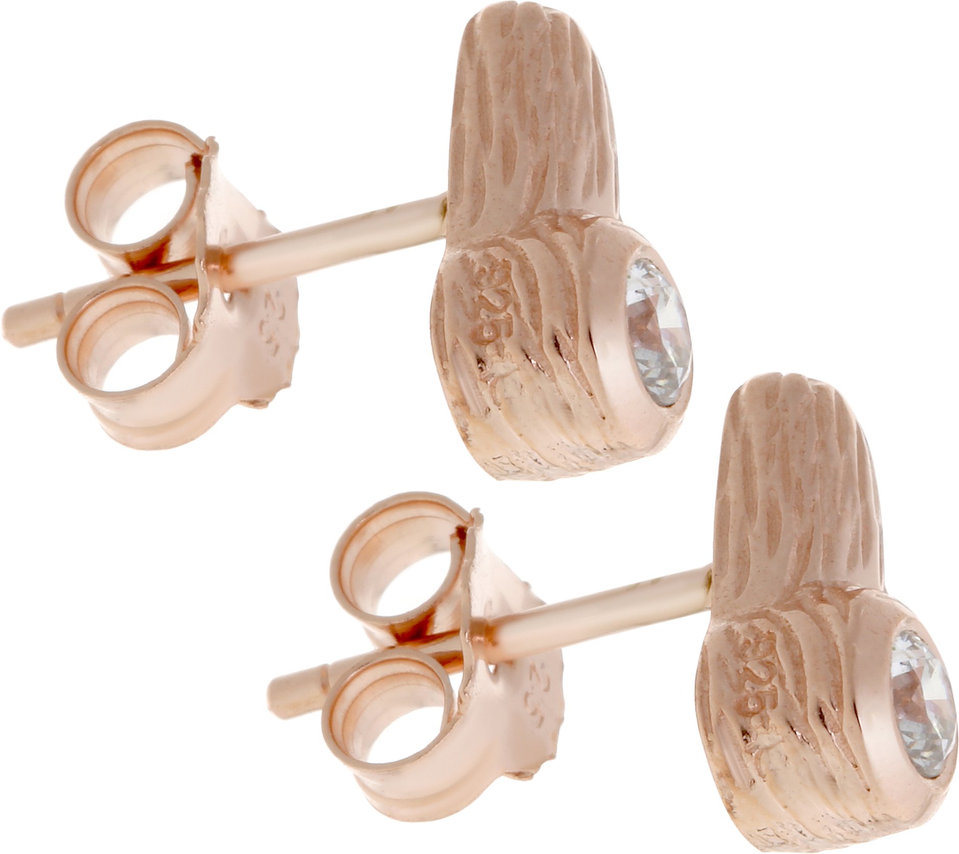 Orphelia Ohrstecker für Damen, 925 Sterlingsilber, Rosé, ZO-6025/1