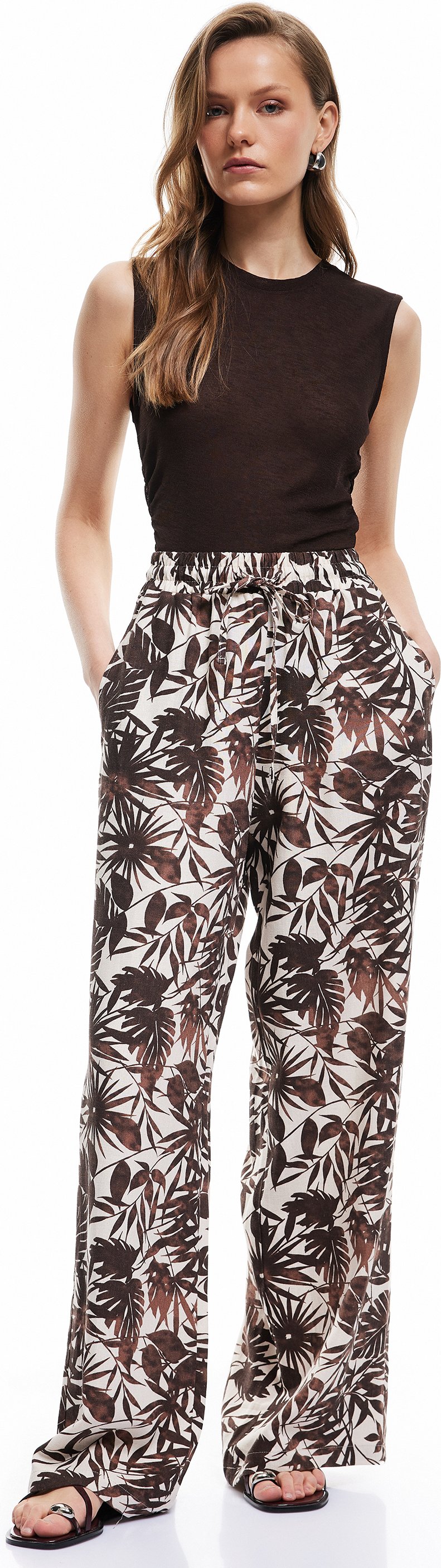 Koton HOSEN Koton Floral Weite-Hosen