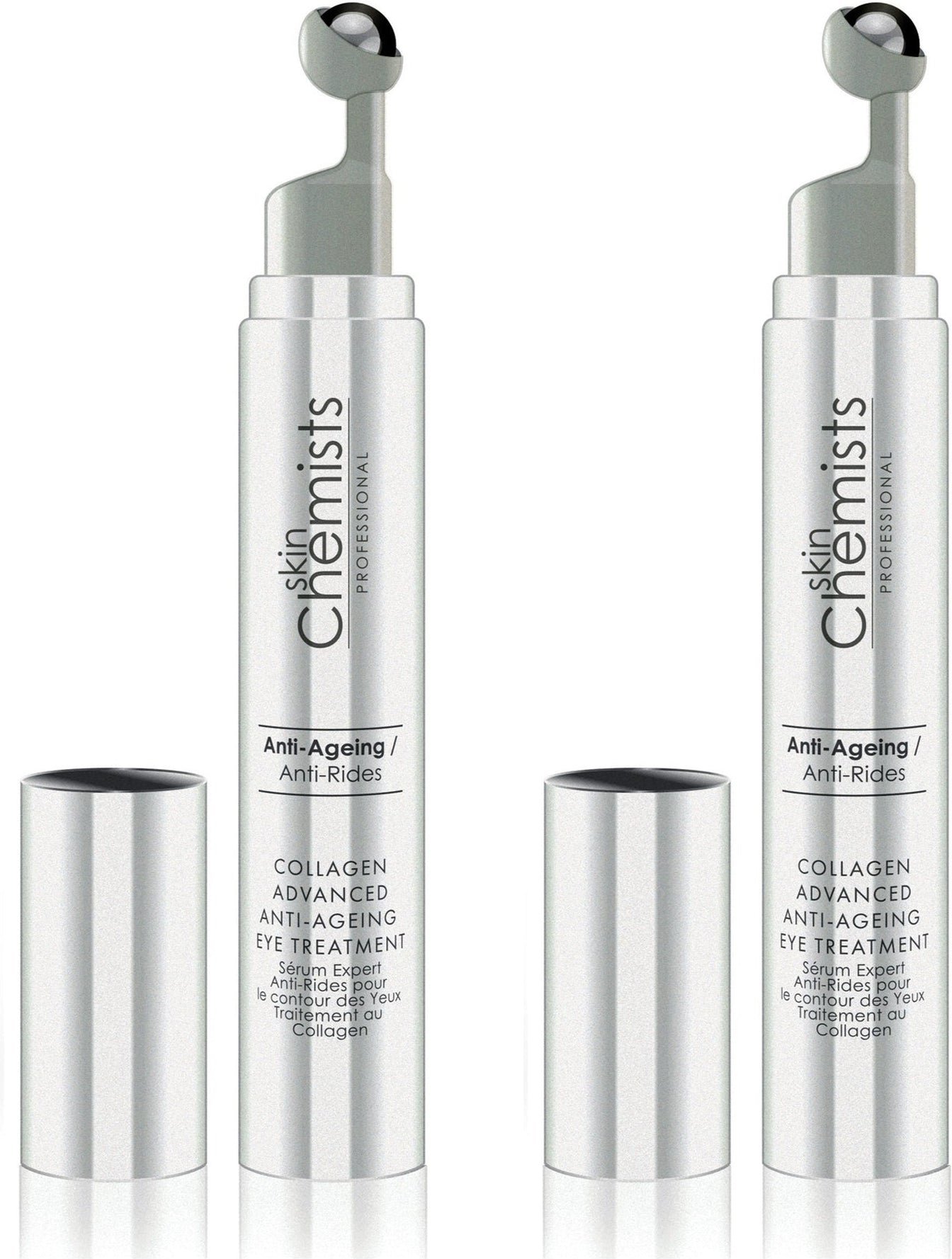 skinChemists Kollagen Fortschrittliche Anti-Aging Augenbehandlung 15ml x 2 Duo-Pack