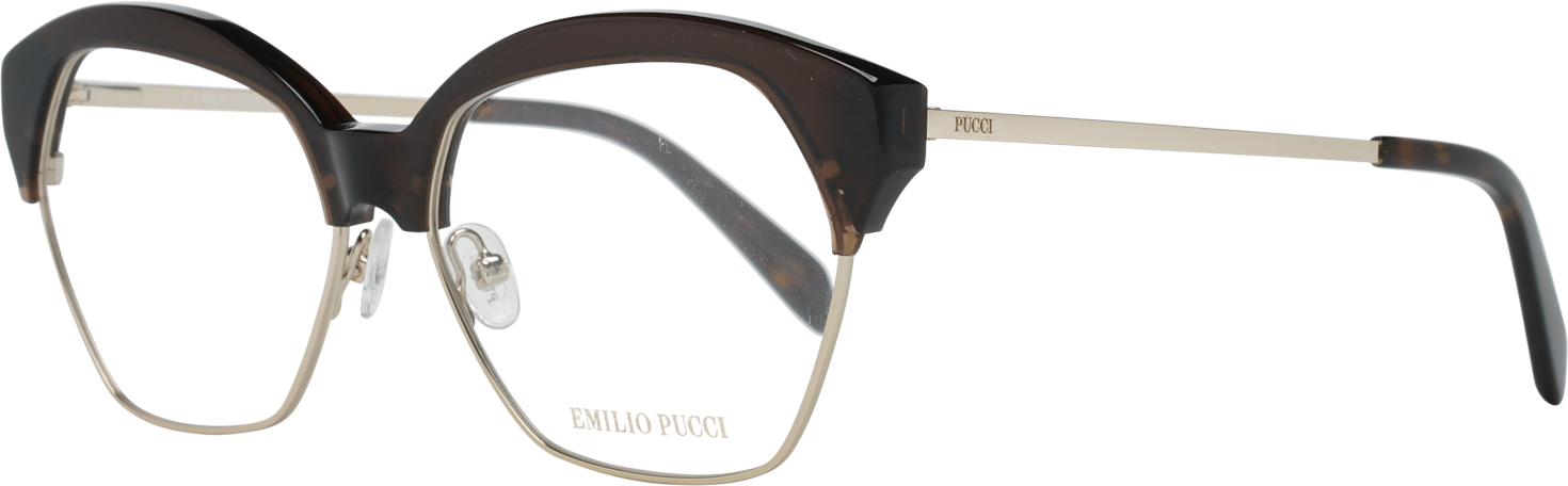 Emilio Pucci Marron Lunettes de vue pour femmes