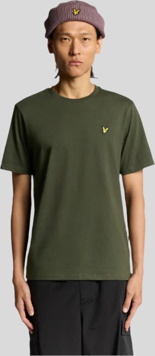 Lyle & Scott Baumwoll Rundhalsausschnitt T-Shirt - Grün