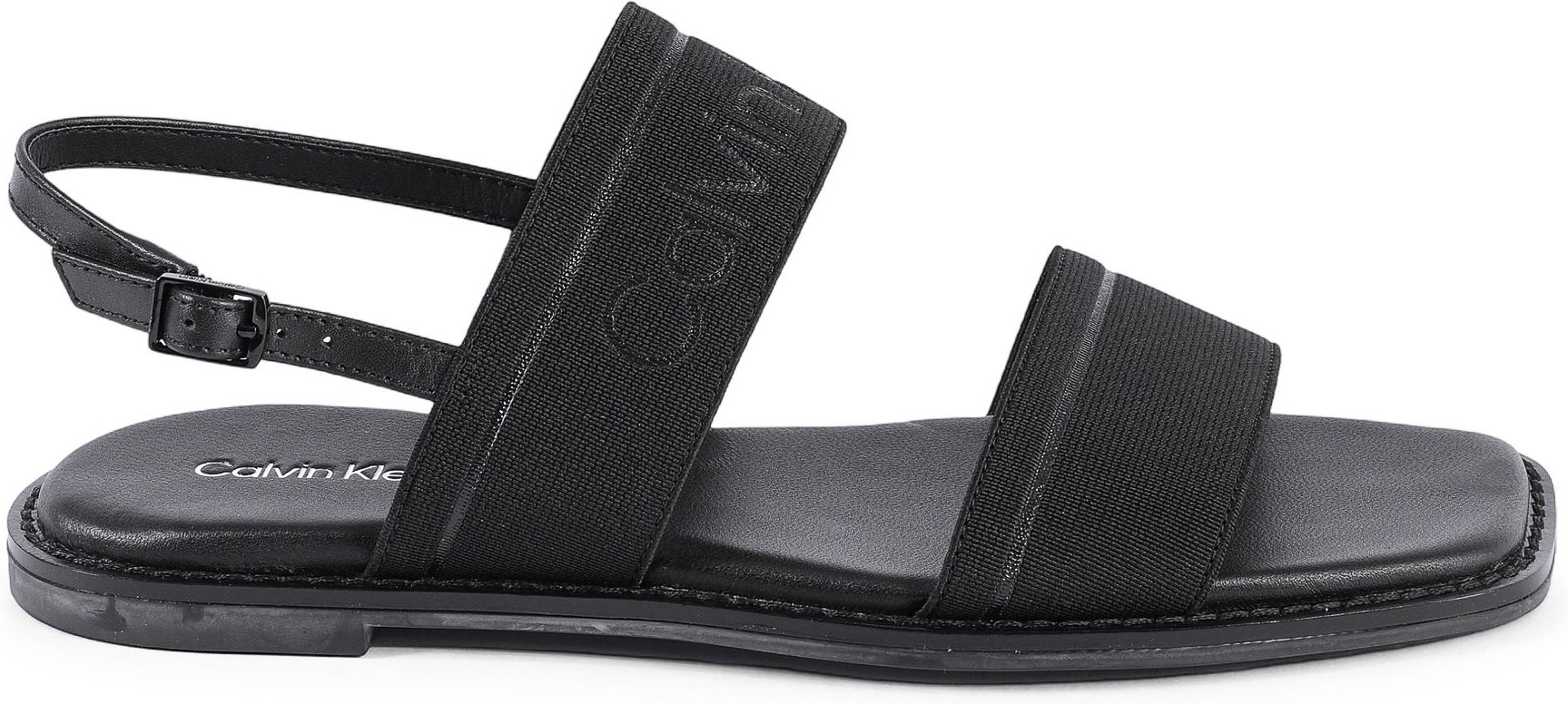 Flache Sandalen mit Zweiriemen-Design