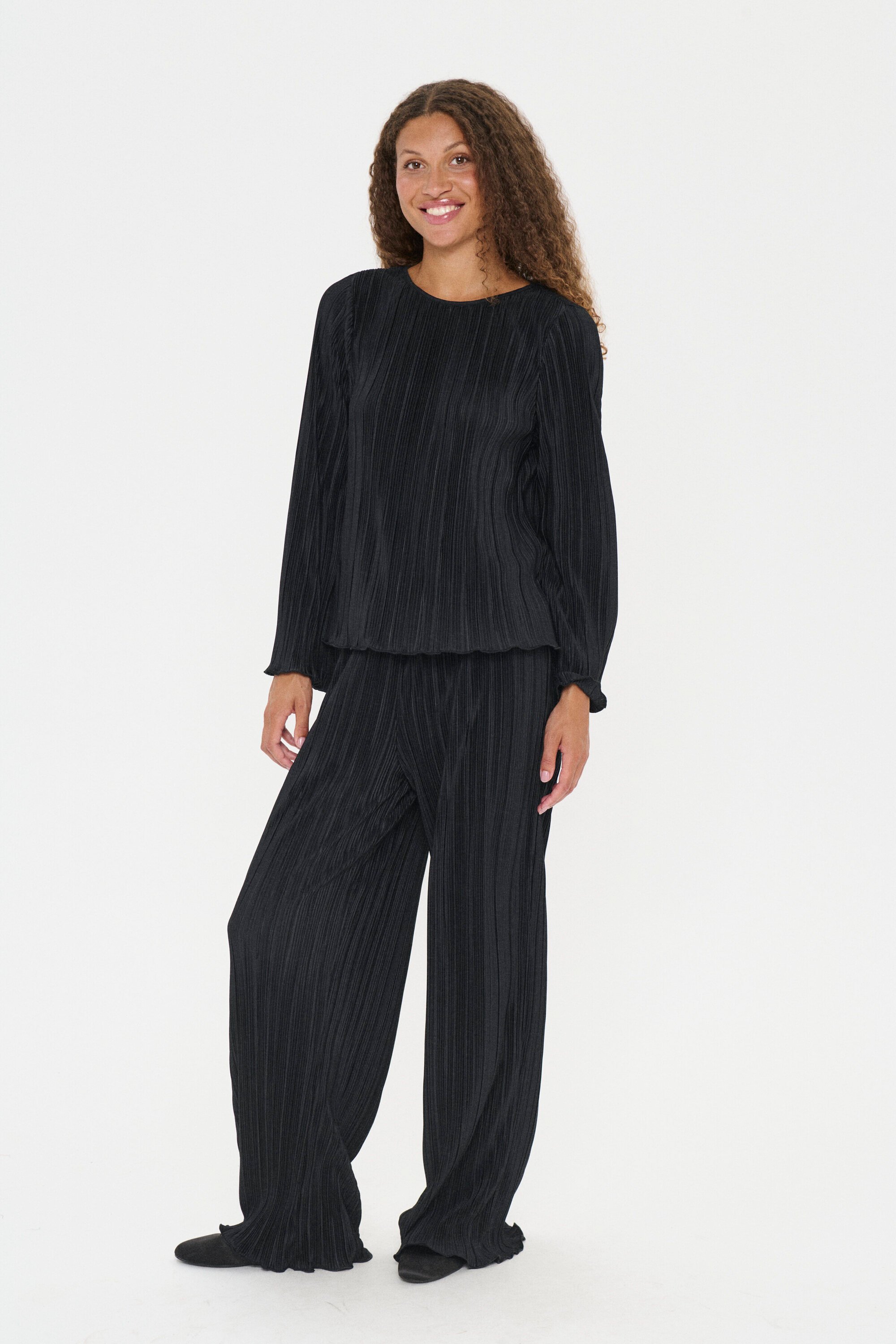 Casual Hose ZuniSZ Casual Hose Gerade Passform black