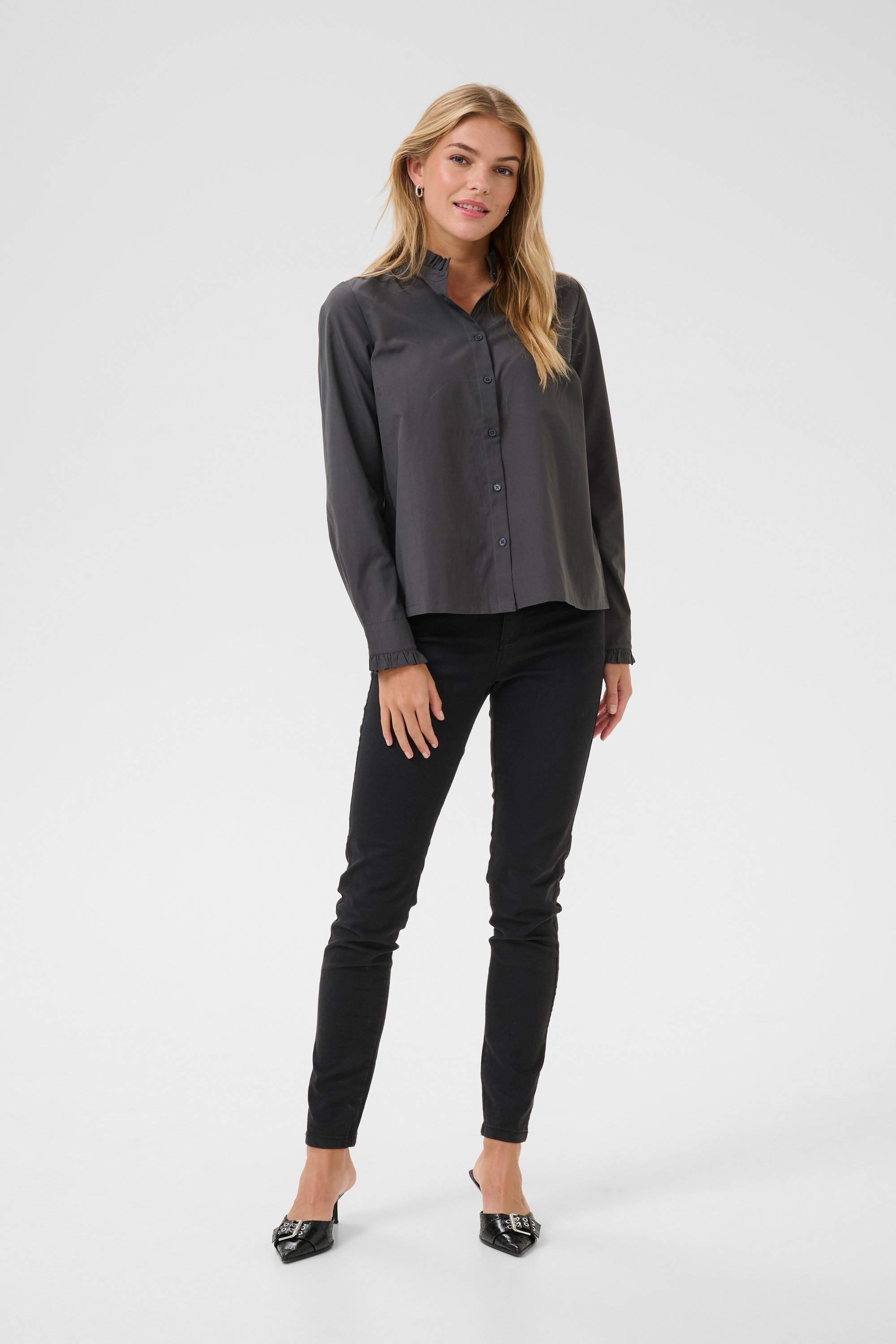 Thumbnail - Langarm - Hemd Regular fit Black Oyster
