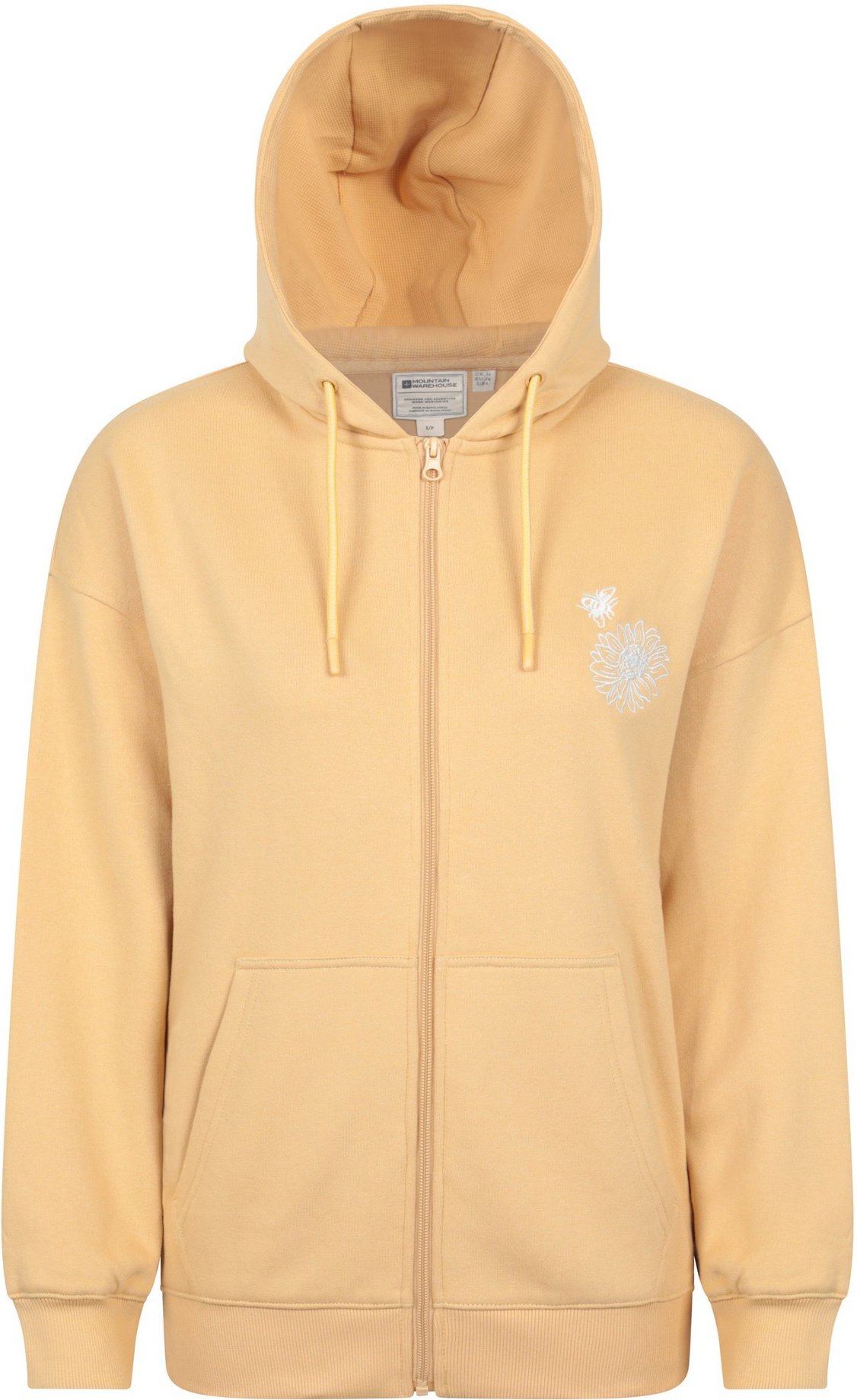 Mountain Warehouse - Kapuzenpullover bestickt für Damen (Senf)