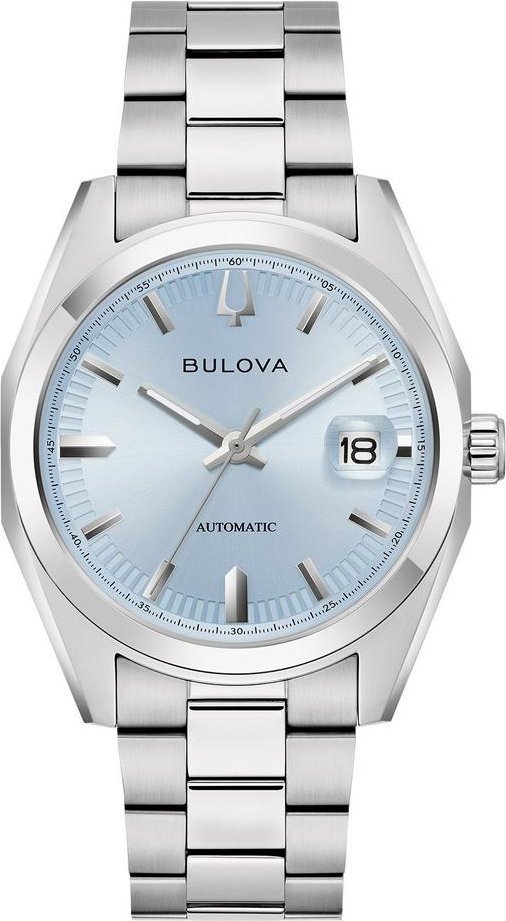 Bulova Surveyor Silber Herren Armbanduhr 96B469