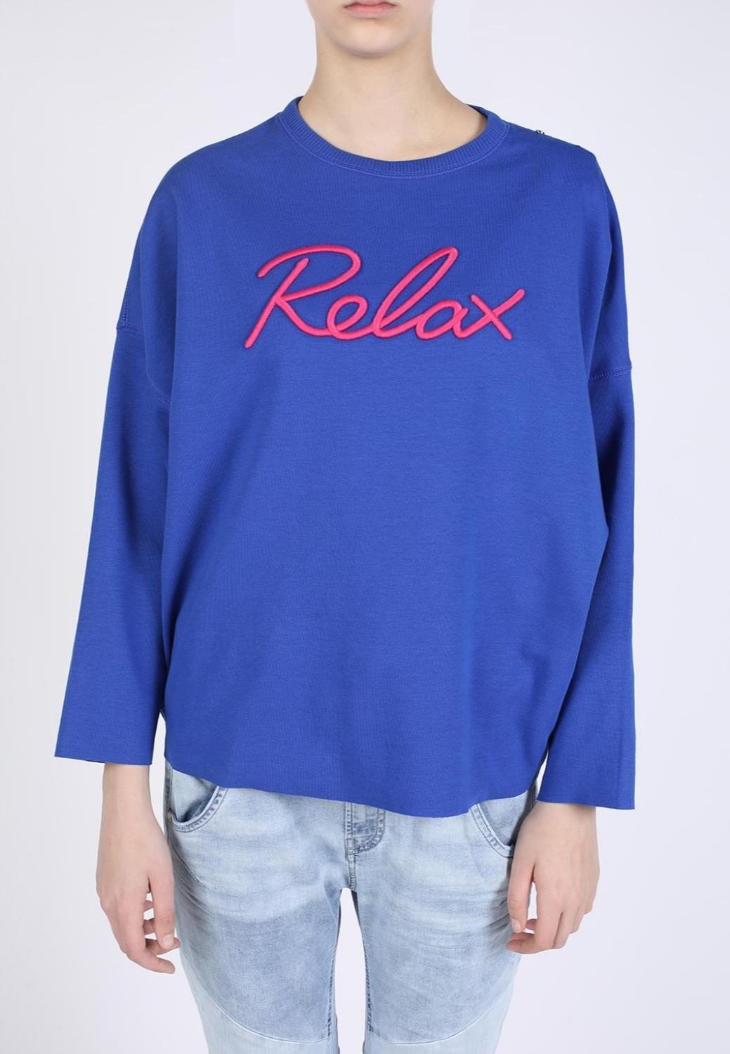 Diesel F Gertrude Y Flepa Womens Crew Sweatshirt in Königsblau