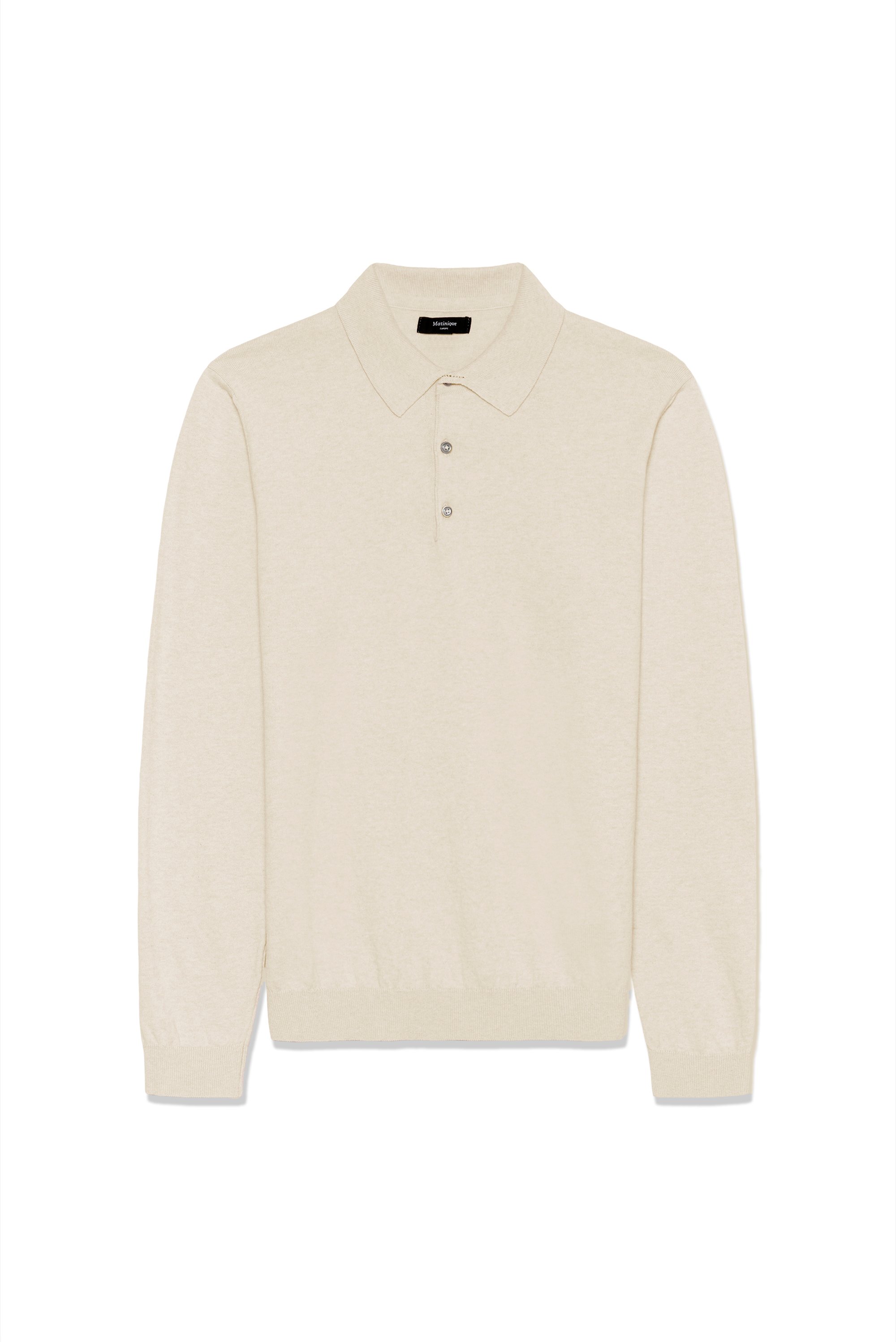 Strickpullover MAklint Strickpullover Gerade Passform beige