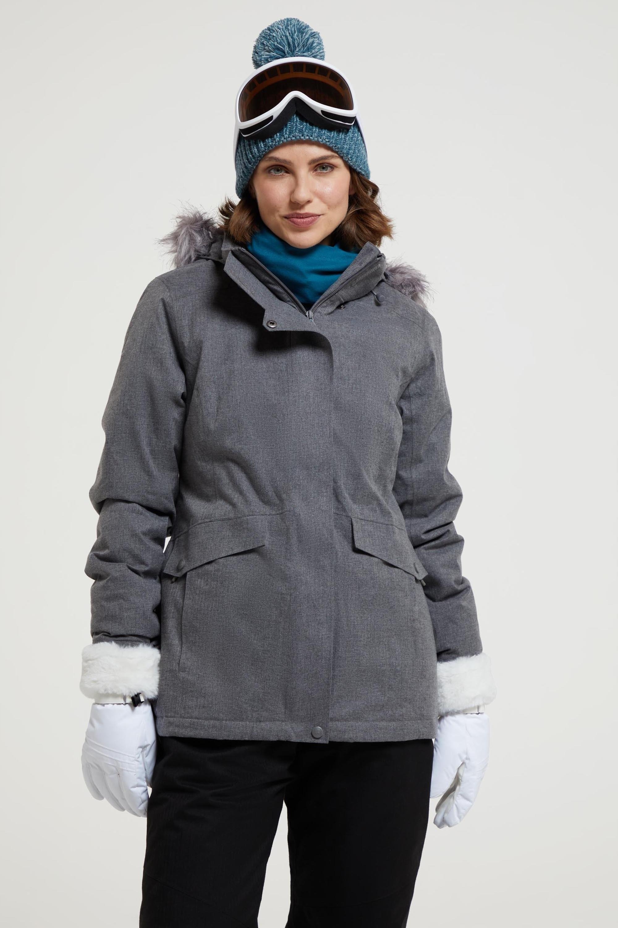 Mountain Warehouse Damen/Damen Snow II wasserdichte Skijacke (Grau)